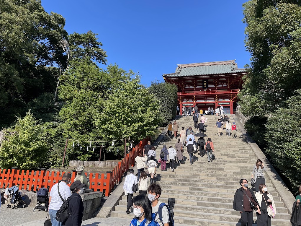 写真ー１４　鶴岡八幡宮石段